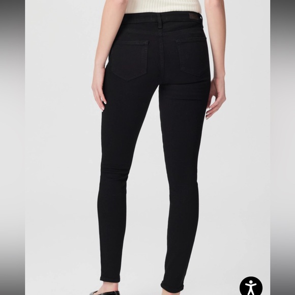 PAIGE - Verdugo Ultra Skinny Jean in Black Shadow - Excellent condition! - Picture 5 of 10